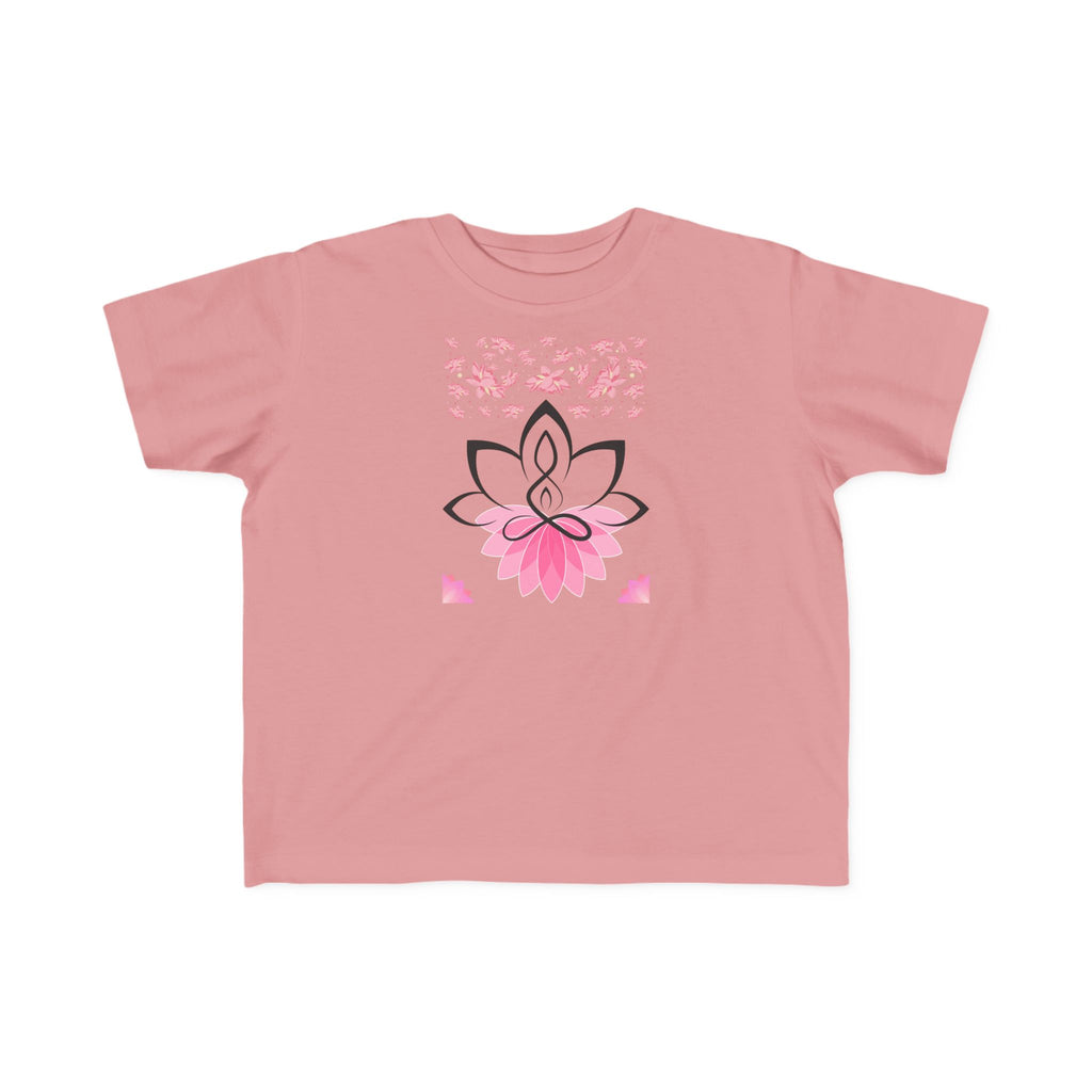 Toddler's Jersey Tee Shirt Lotus Yoga