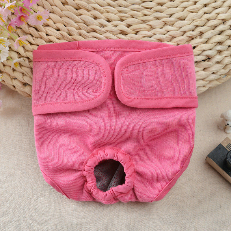 Dog Shorts Puppy Diapers Panties Waterproof Adjustable Cute Pattern