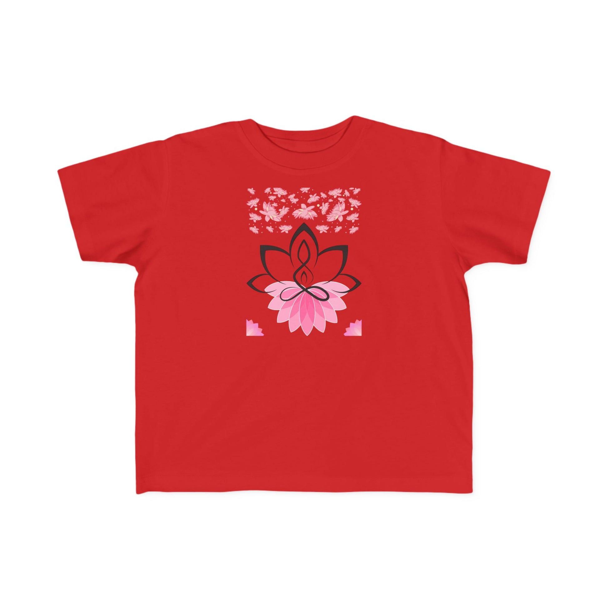 Toddler's Jersey Tee Shirt Lotus Yoga