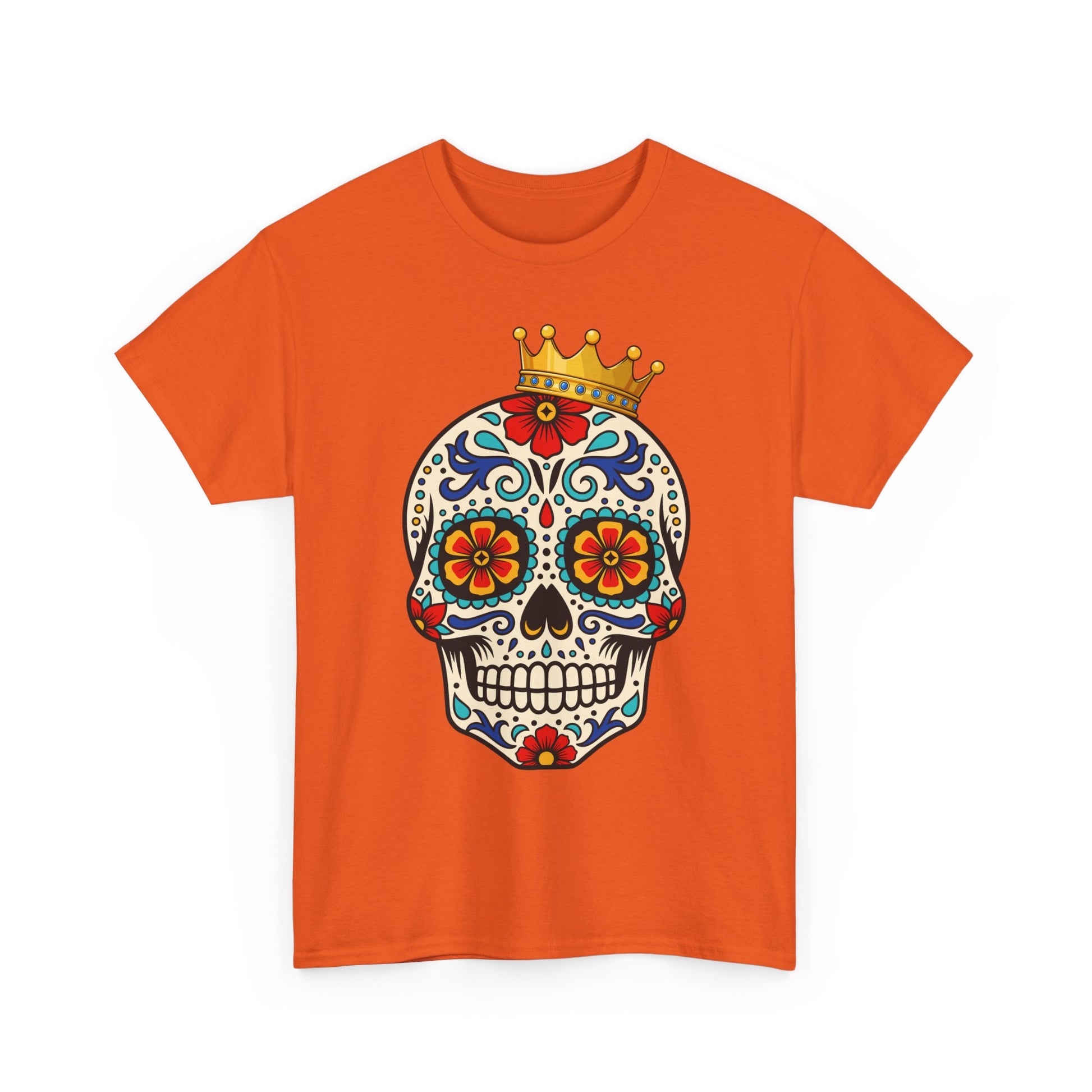 Skull Crown Celebration Cotton Tee Shirt