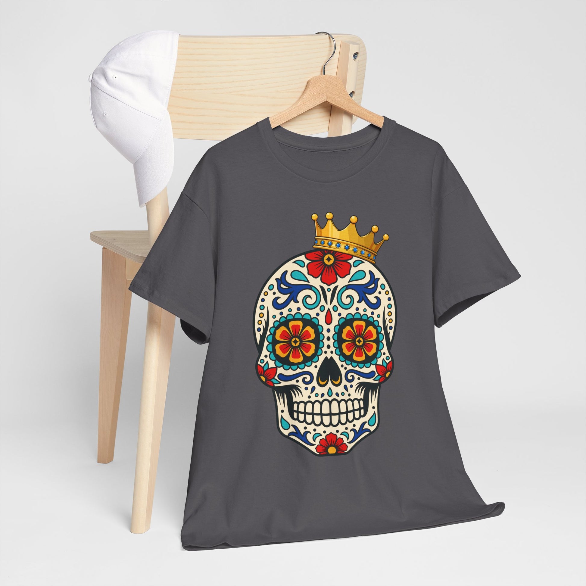 Skull Crown Celebration Cotton Tee Shirt