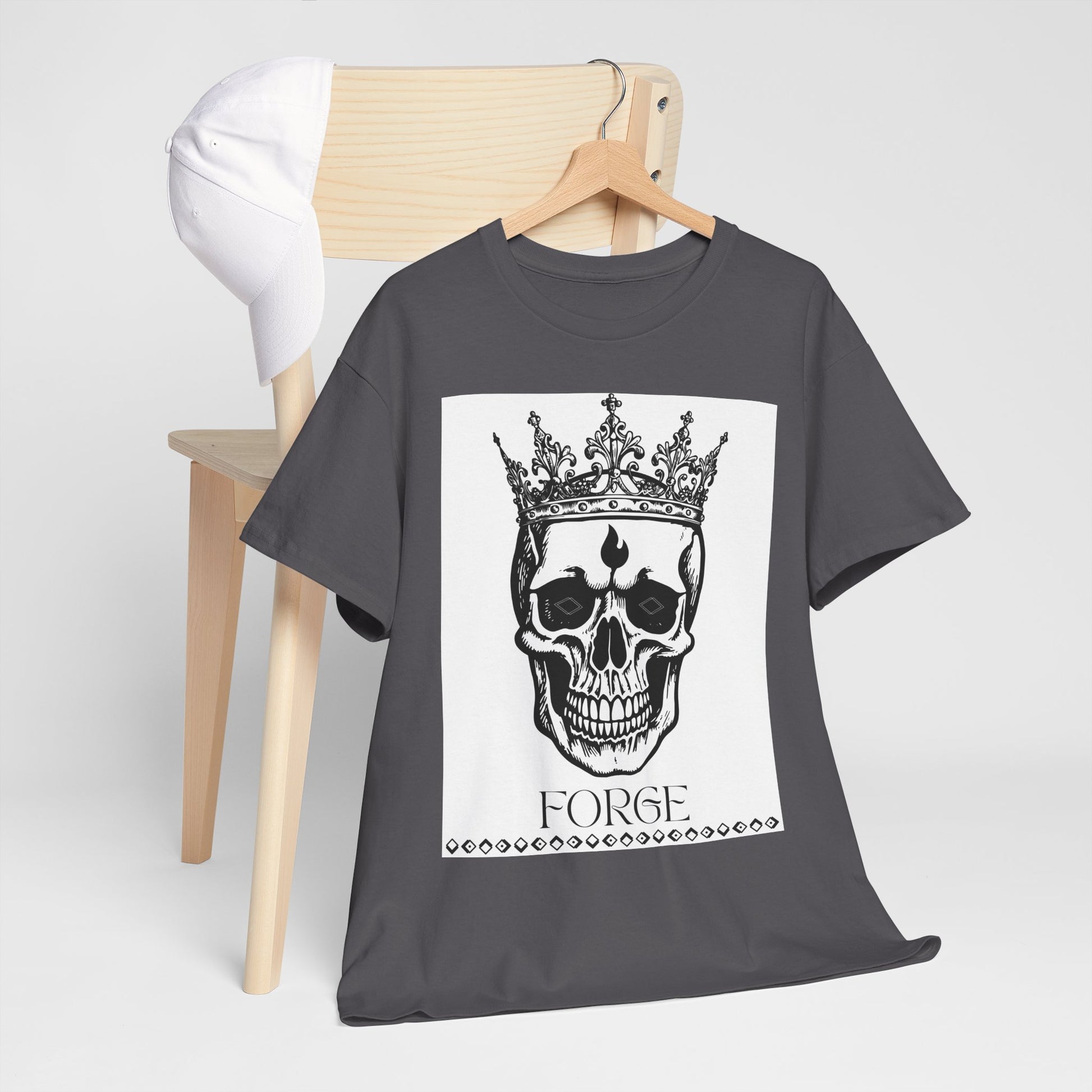 Skull "Forge" Cotton Tee Shirt