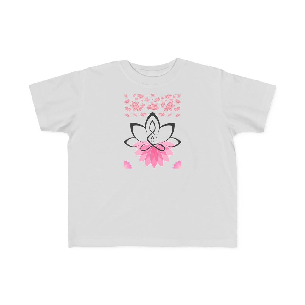 Toddler's Jersey Tee Shirt Lotus Yoga