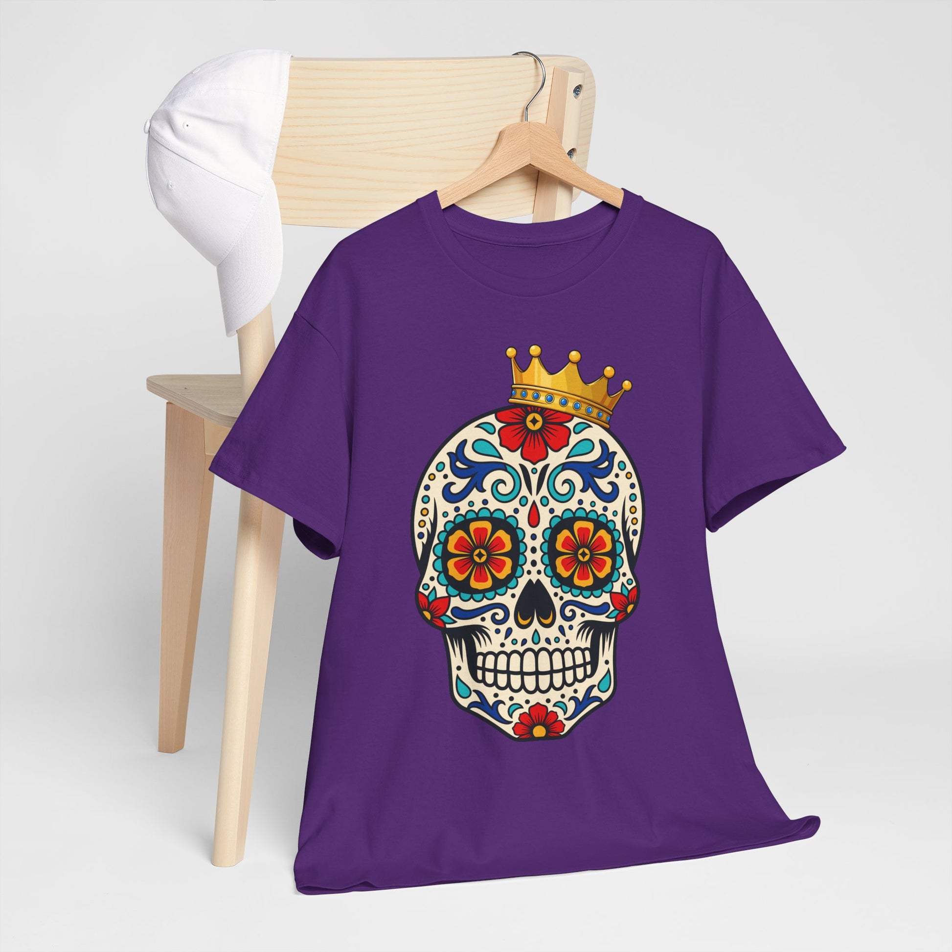 Skull Crown Celebration Cotton Tee Shirt