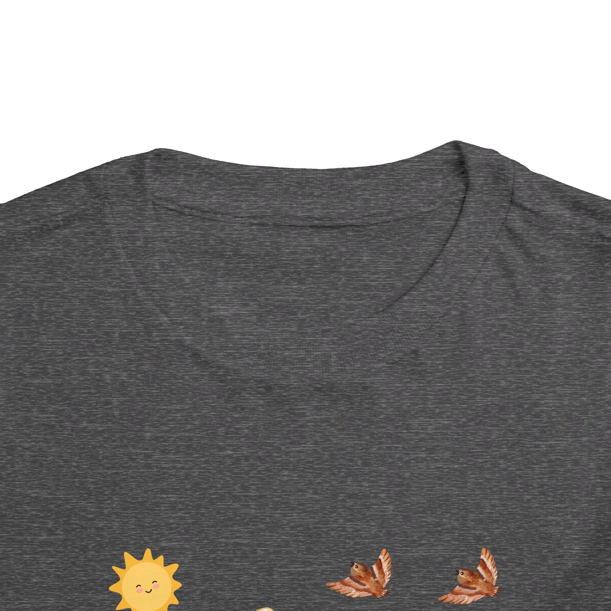 Toddler Short Sleeve Tee Shirt Cubs In Flower Bush