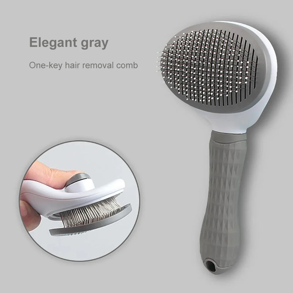 Animal Hair Remover Brush Cat / Dog/ Guinea Pig/ Rabbit Hair Grooming and Care Comb for Long Hair Fur Buddies Pet Removes Hairs Cleaning Bath Brush Pet Supplies