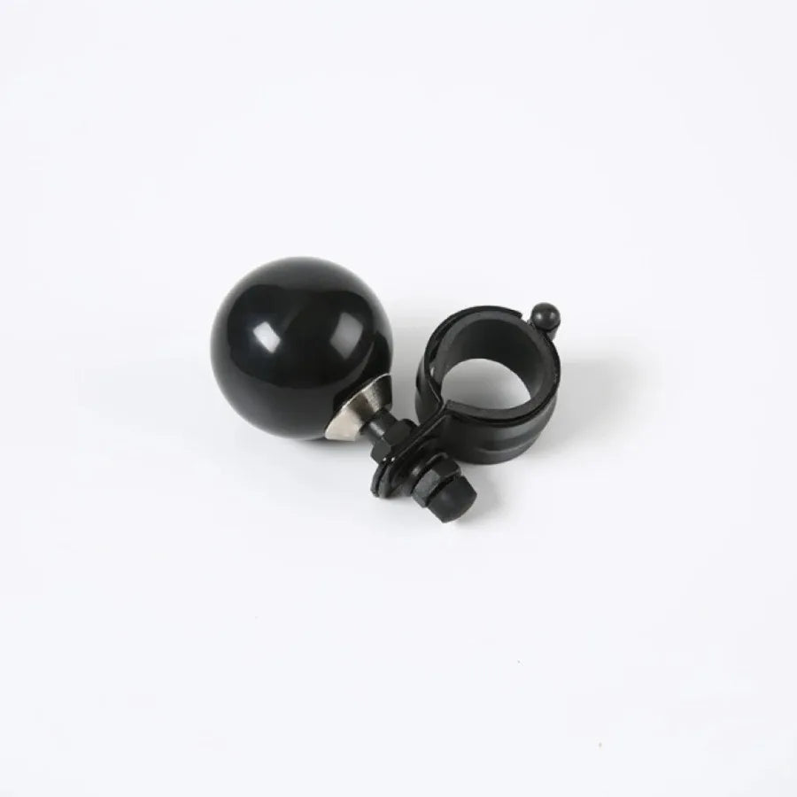 Black 8 Ball Steering Wheel Spinner Knob Universal For Car or Semi Truck Tractor Grip Booster Turning Handle Accessory