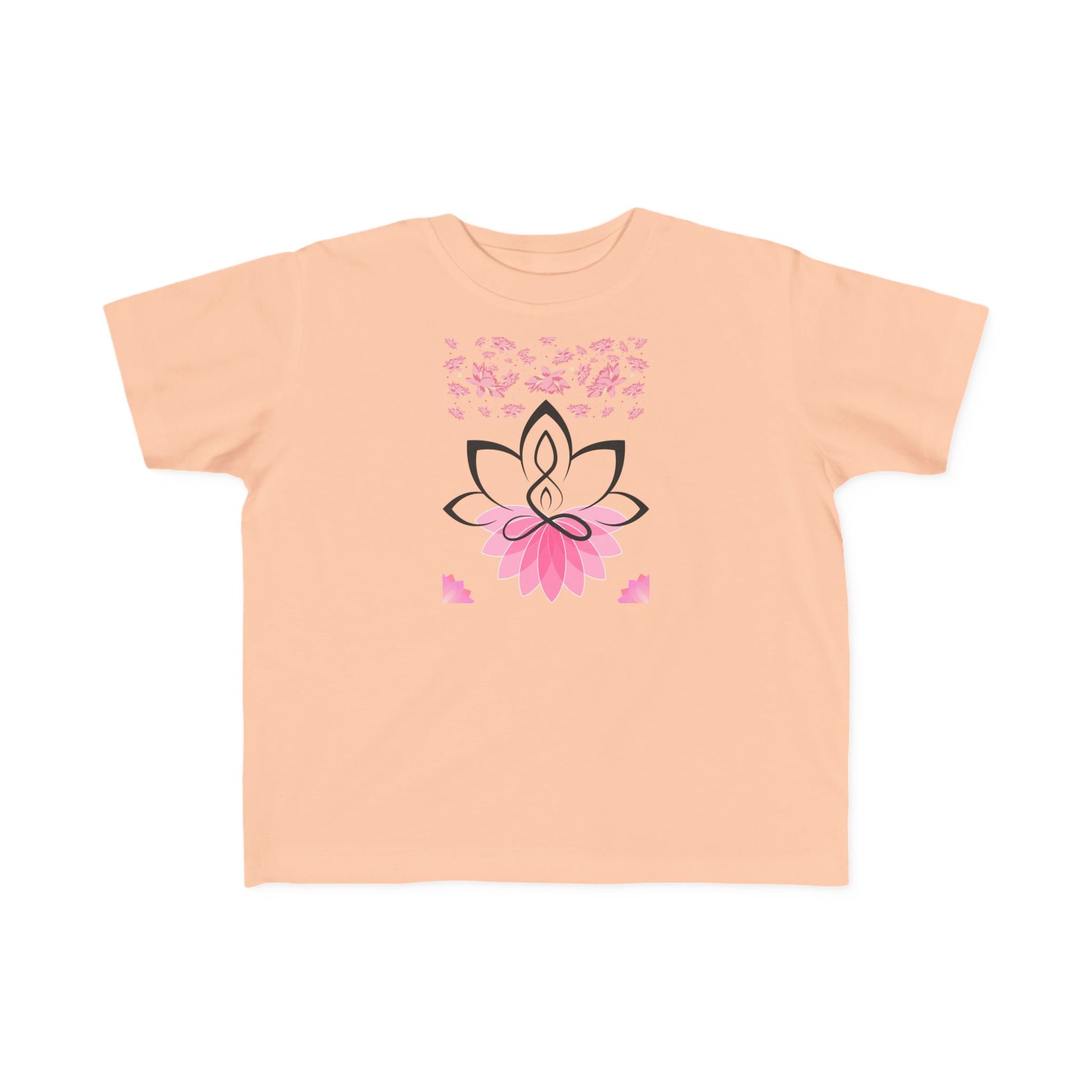 Toddler's Jersey Tee Shirt Lotus Yoga