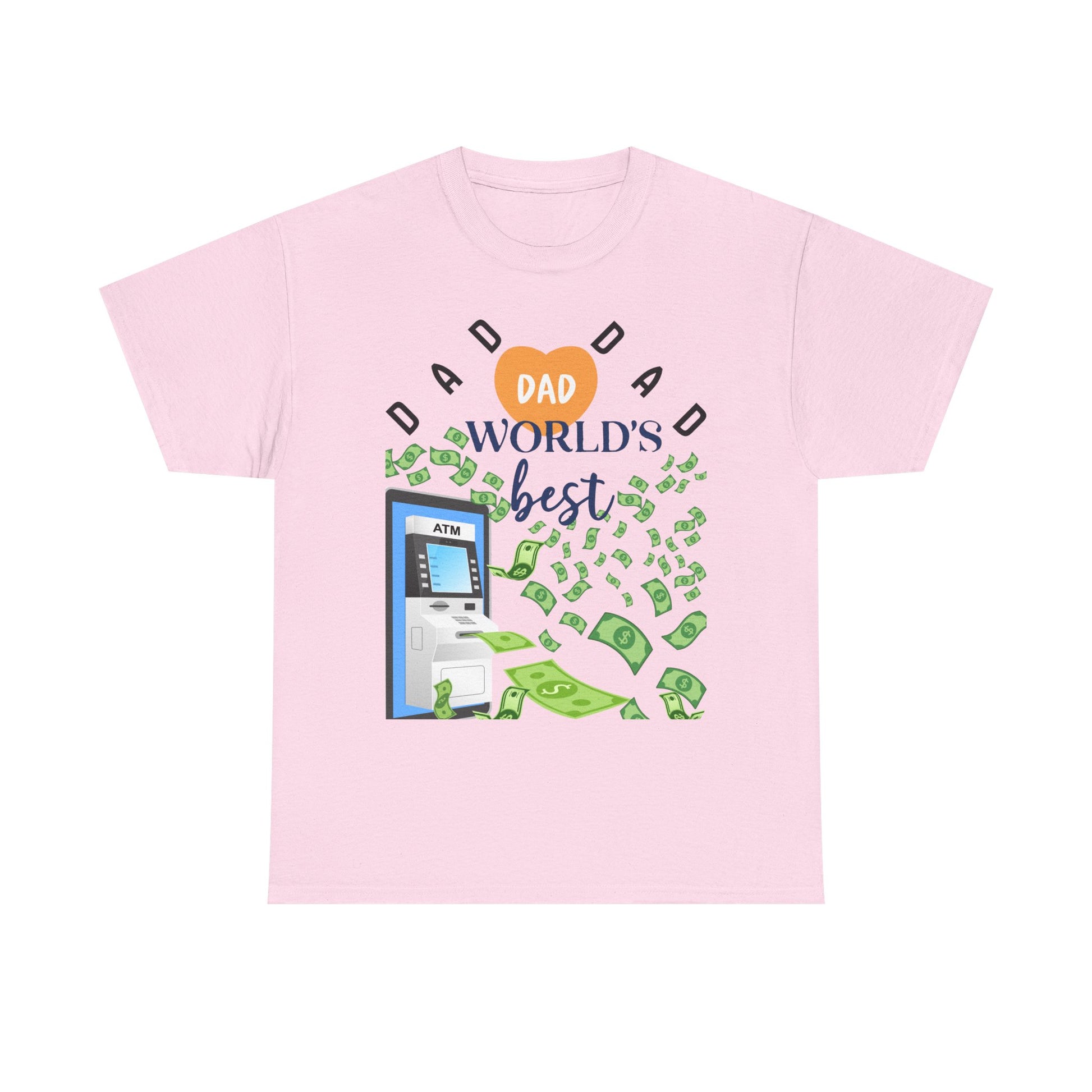 Dad Best ATM Heavy Cotton Tee Shirt Transparent