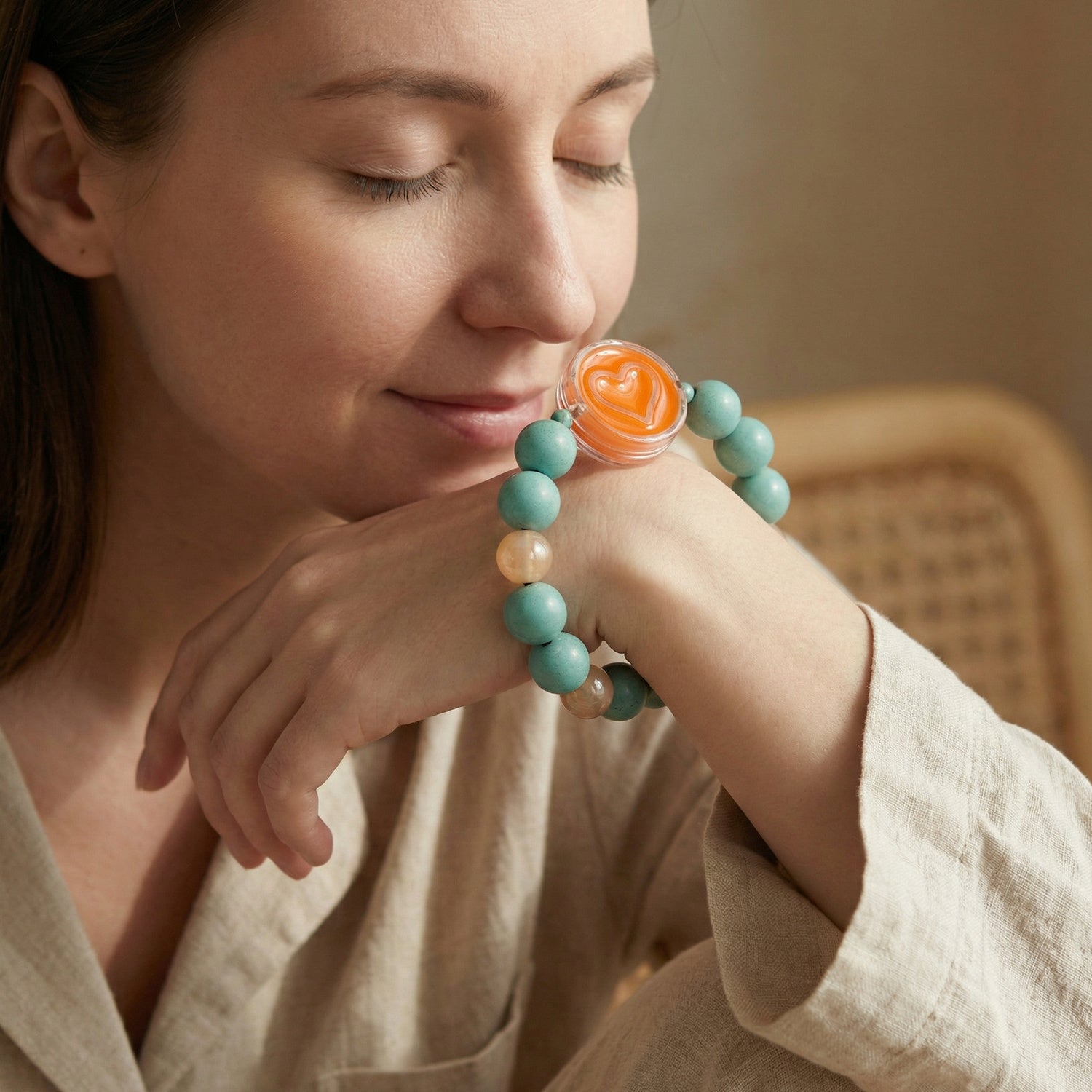Elegant Herbal Bracelet Jewelry Boost Calmness