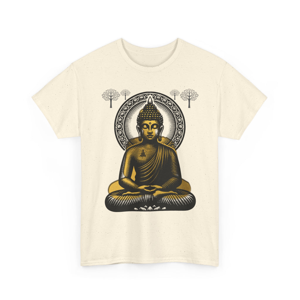 Peaceful Reality Design Heavy Cotton Tee Shirt
