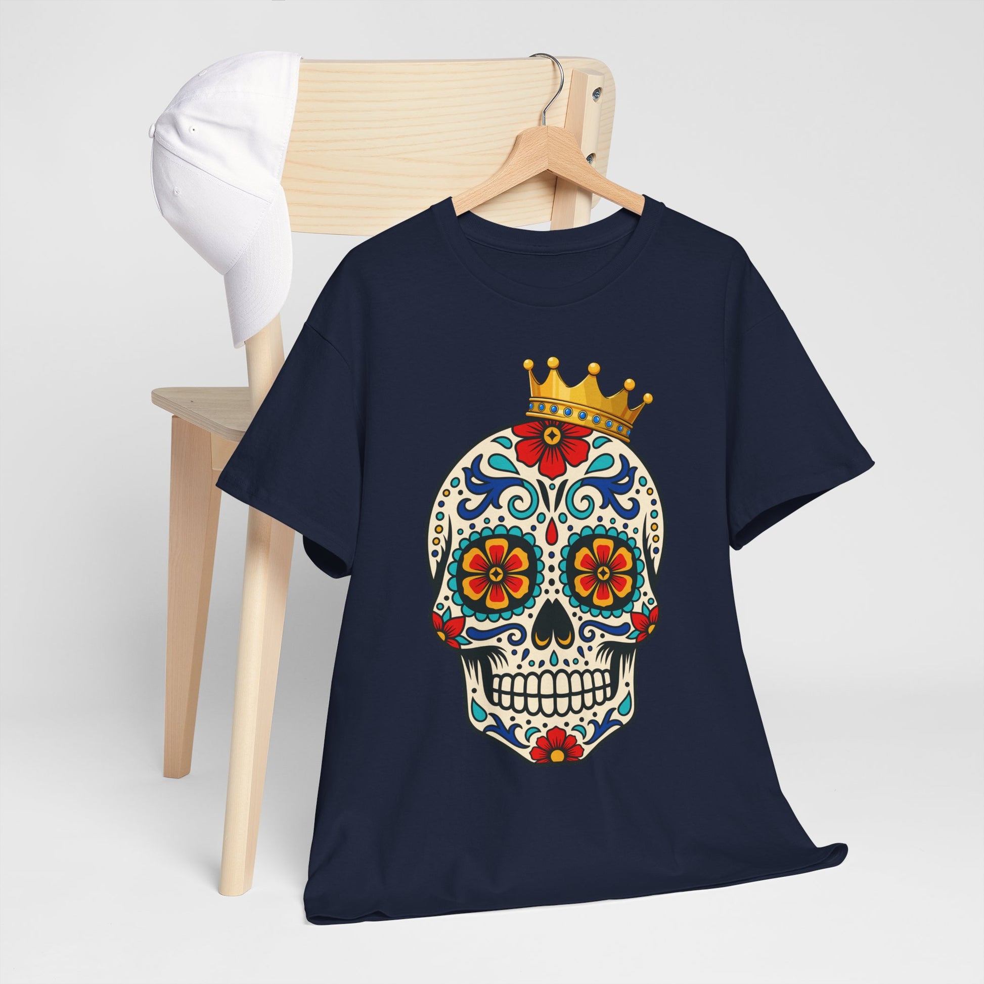 Skull Crown Celebration Cotton Tee Shirt