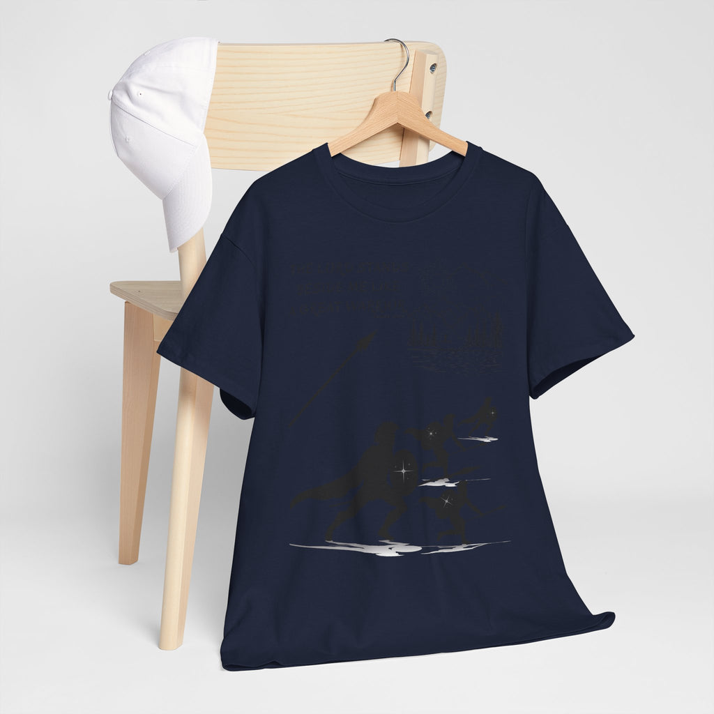 Warrior, The Lord Stands Before Me Heavy Cotton Shirt
