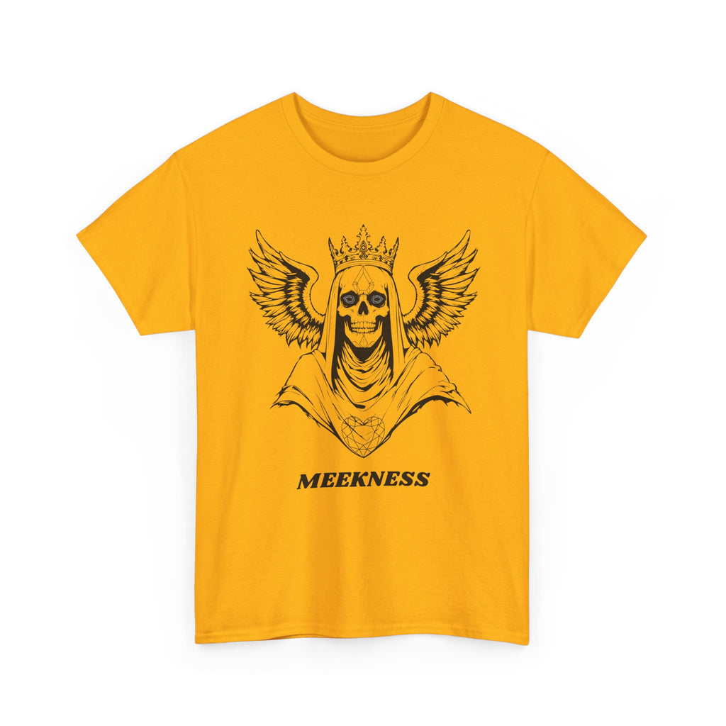 Skull Crown Wings Cotton Tee Shirt Transparent