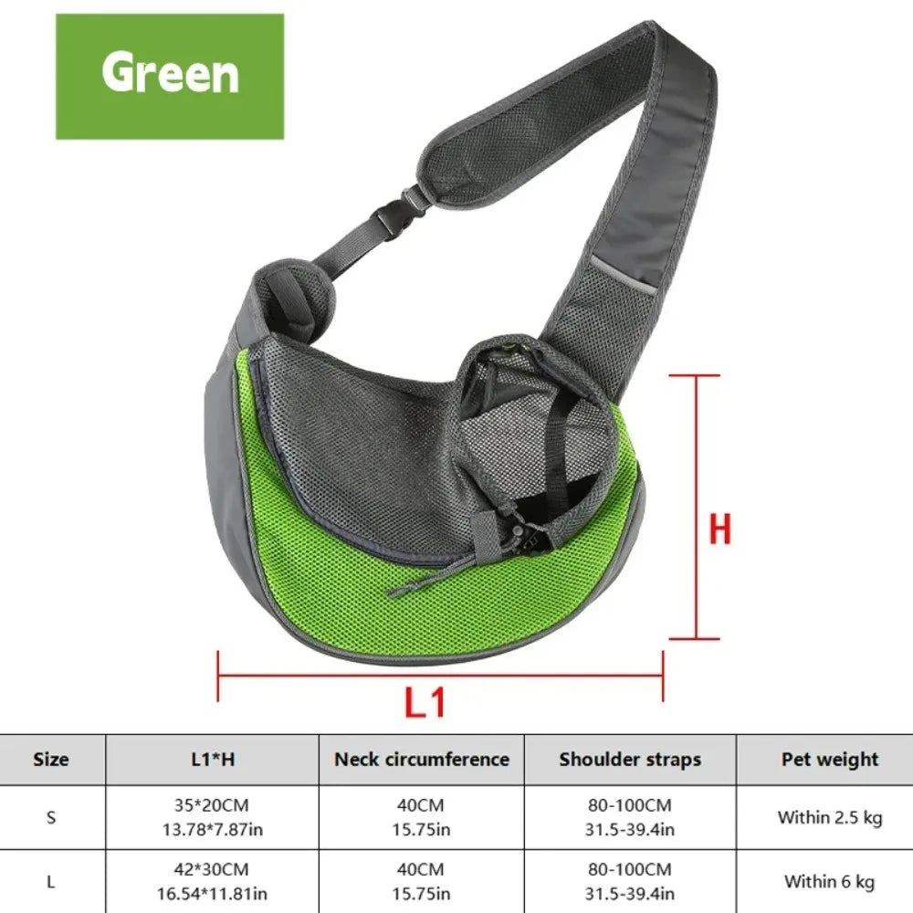 Dog Outdoor Backpack Breathable Mesh Crossbody Bag Puppy / Small Dog / Cat / Any Pet Buddy Can Travel Along Hiking Camping Outdoor Long Distance Travel With Pet Pet Carrier