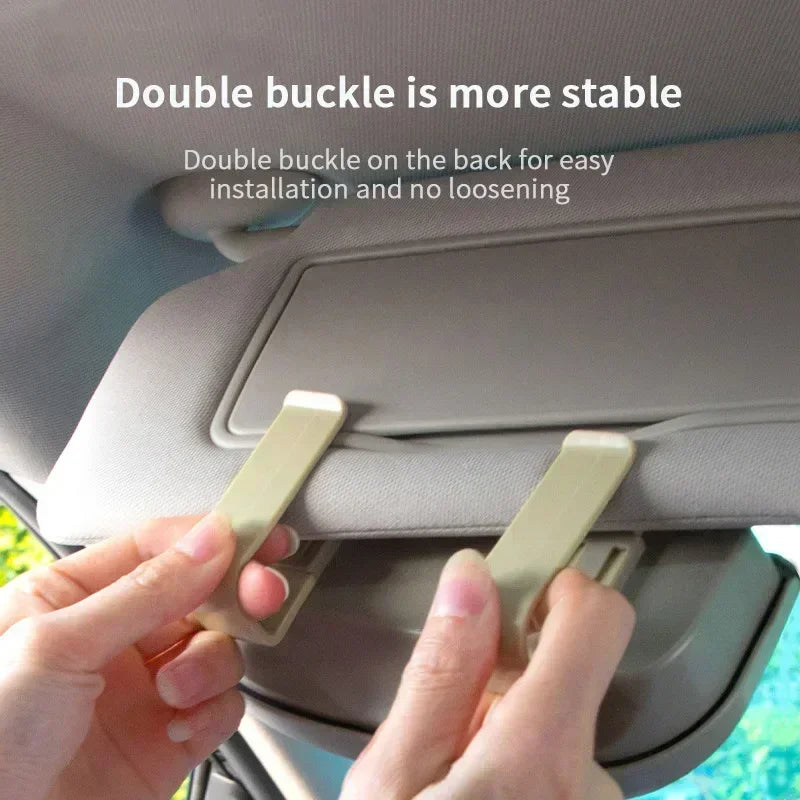 Vehicle Glasses / Sunglasses Holder In The Car / Semi Truck Driving Glasses Holder Eyeglass Case Sun Visor Vehicle Lenses Holder