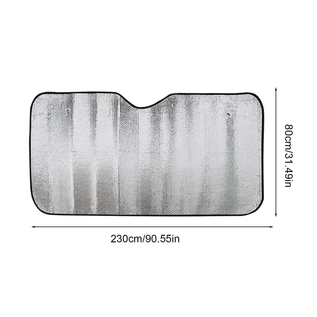 Sun Shade For Semi Truck Windshield Sunlight Protection Keep Interior Cool Large Windshield Sun Cover For Parked Vehicles