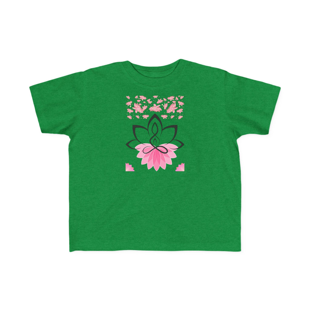 Toddler's Jersey Tee Shirt Lotus Yoga