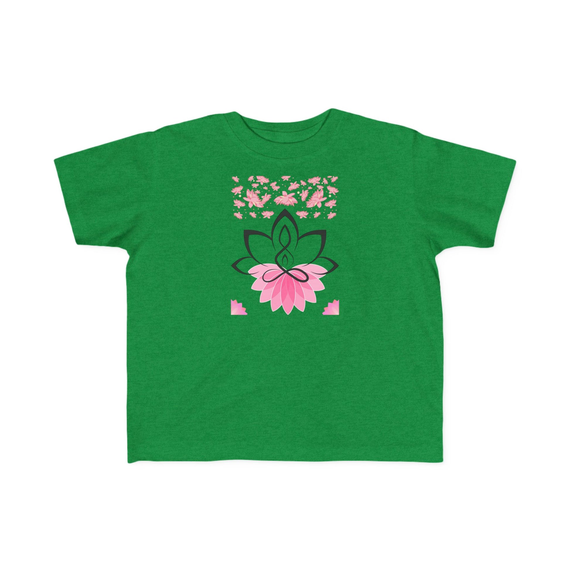 Toddler's Jersey Tee Shirt Lotus Yoga