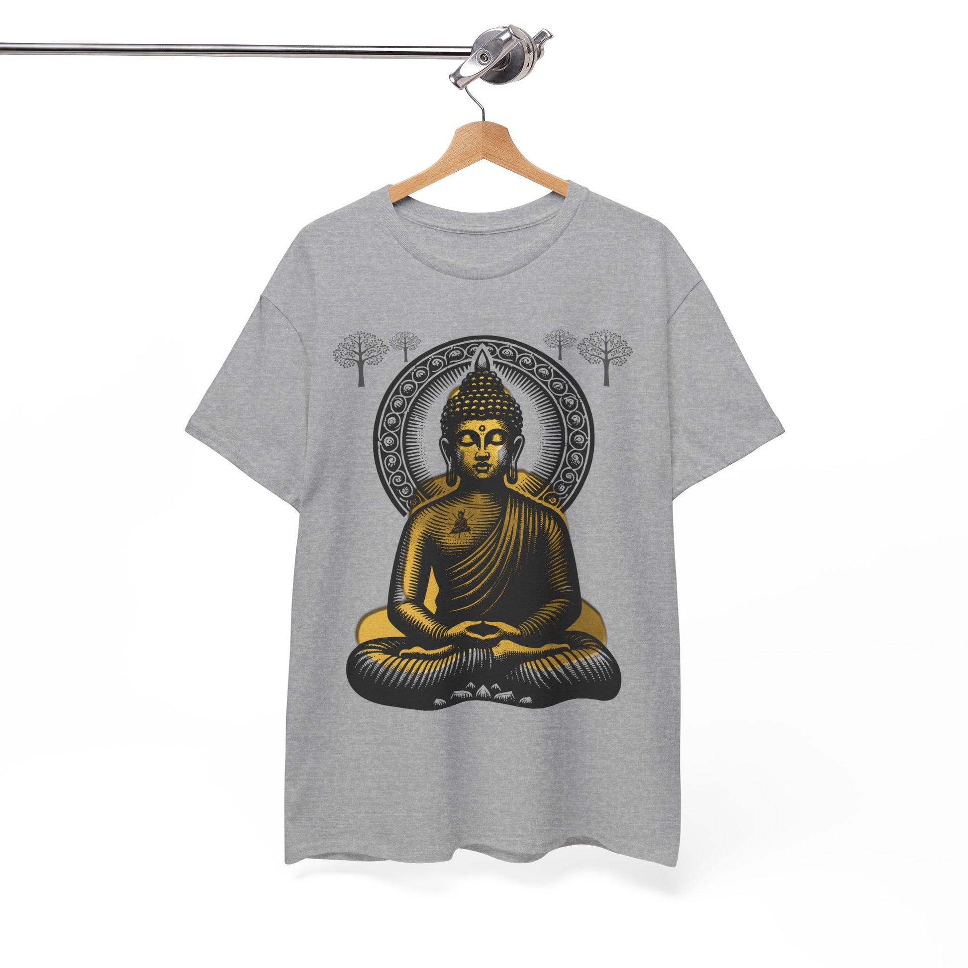 Peaceful Reality Design Heavy Cotton Tee Shirt