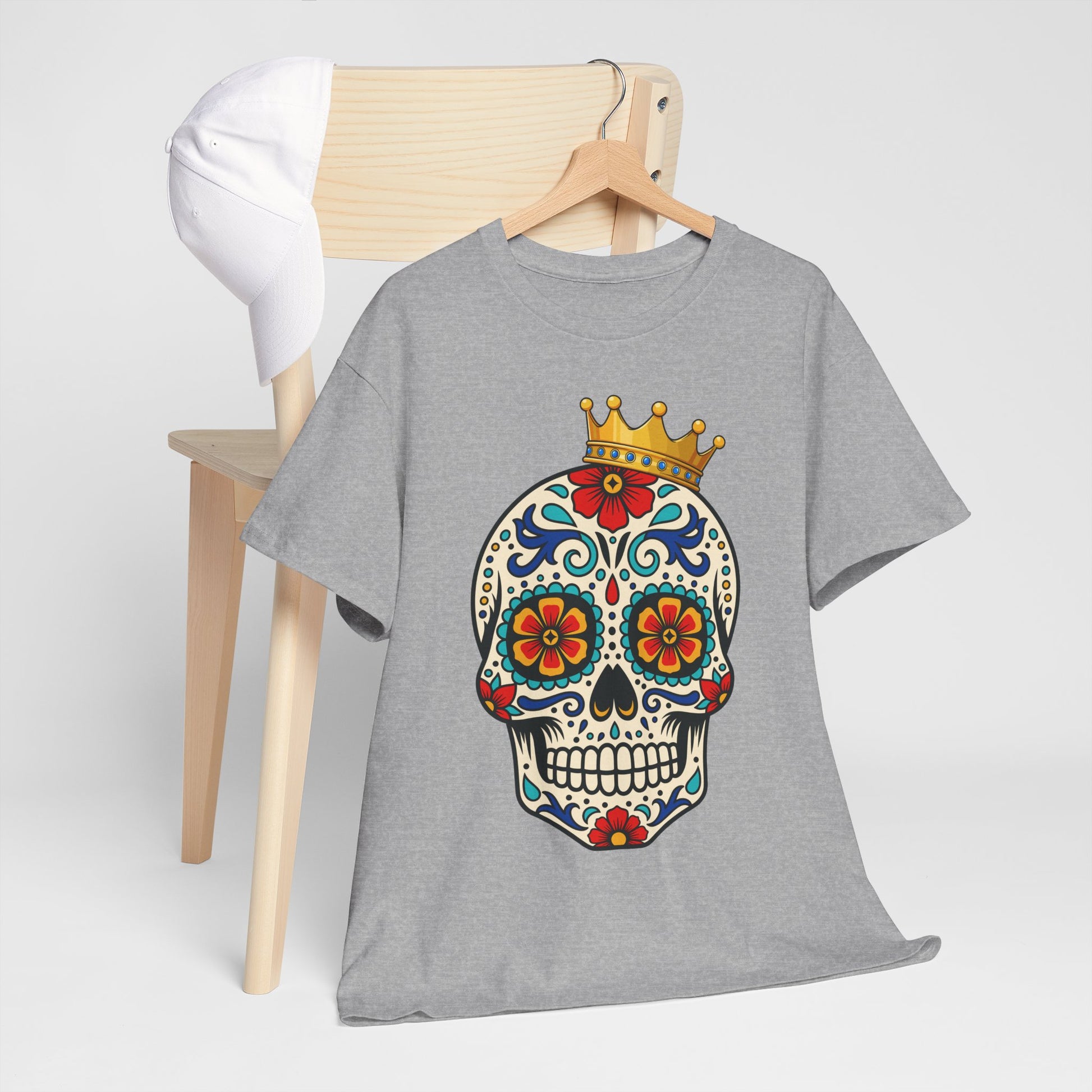 Skull Crown Celebration Cotton Tee Shirt