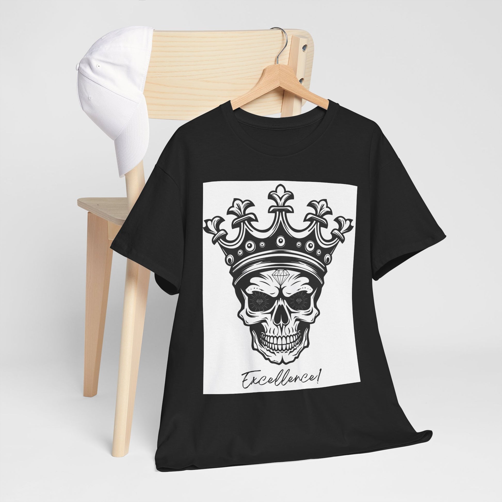 Skull Crown Excellence Cotton Tee Shirt