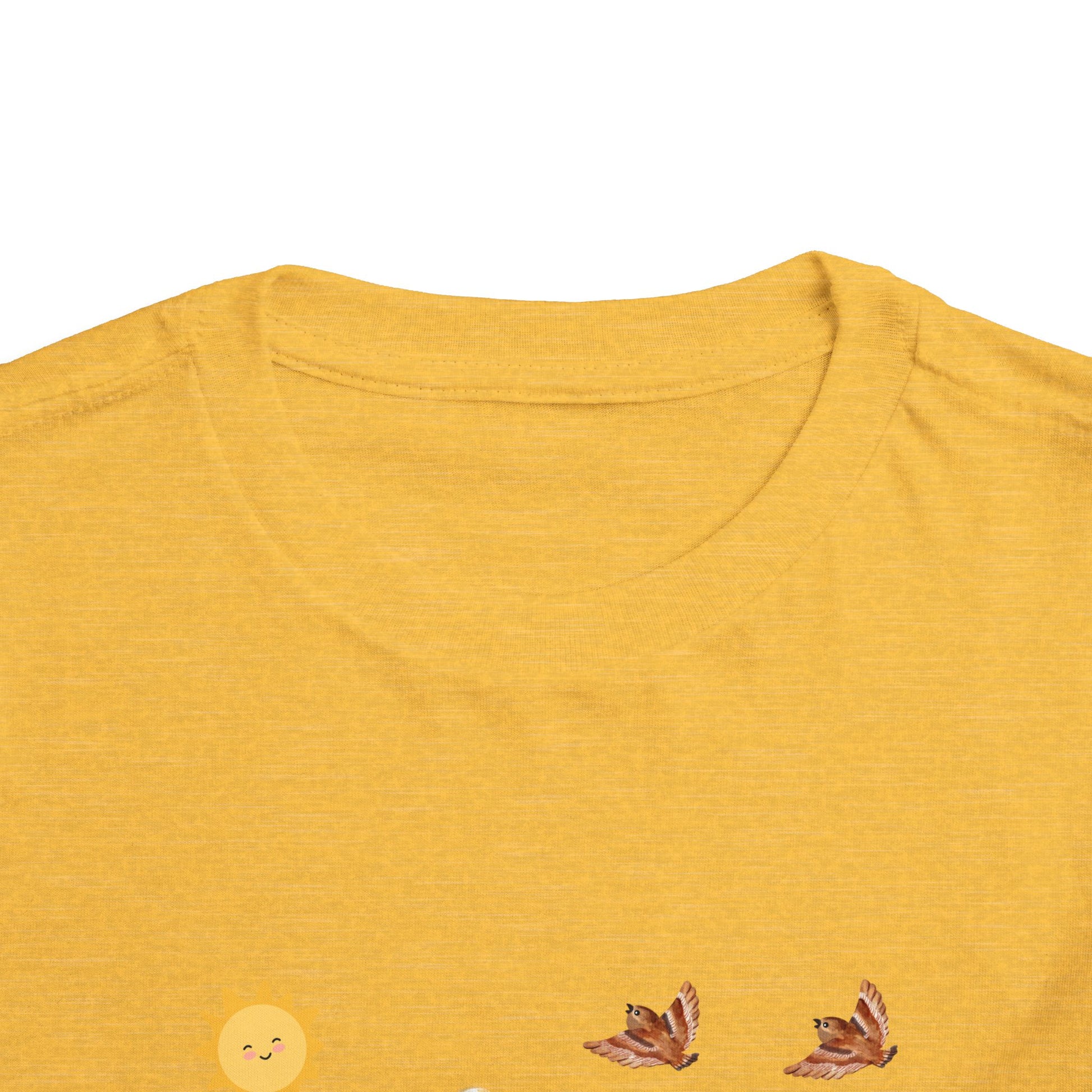 Toddler Short Sleeve Tee Shirt Cubs In Flower Bush