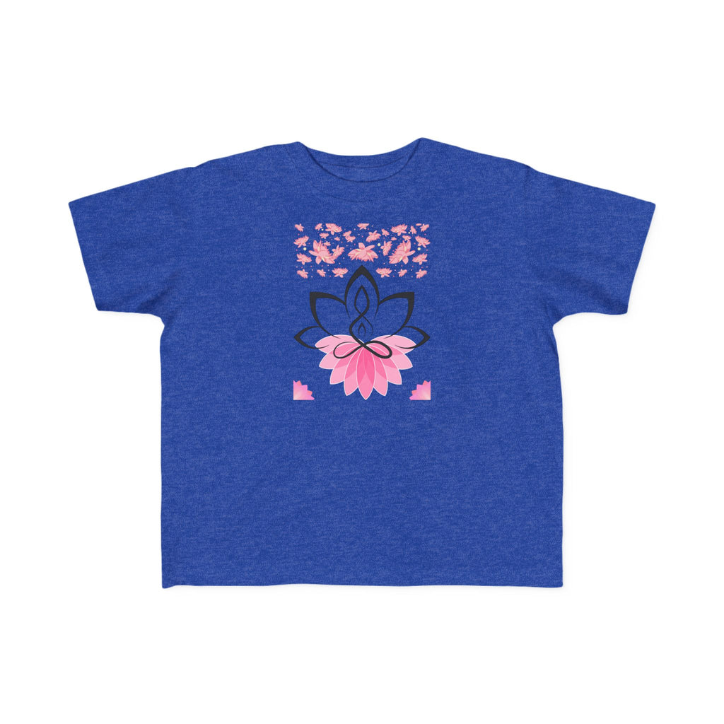 Toddler's Jersey Tee Shirt Lotus Yoga