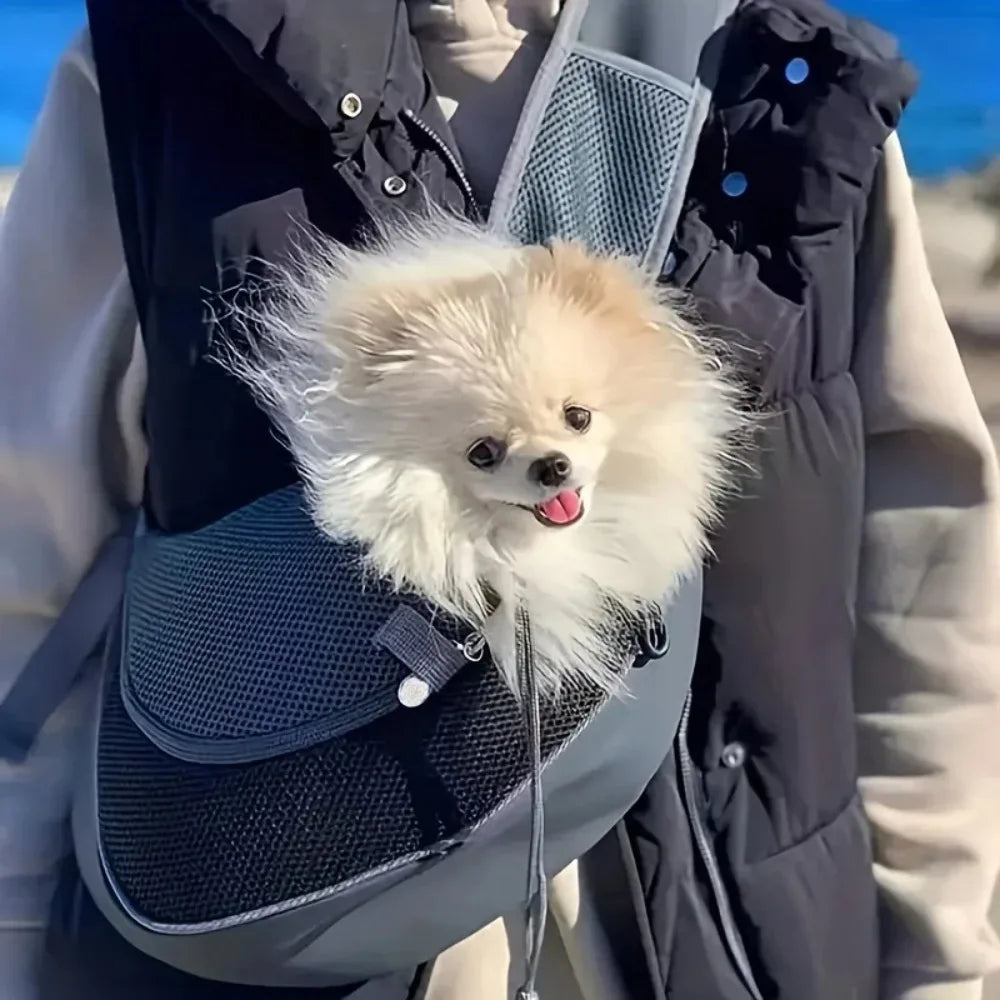 Dog Outdoor Backpack Breathable Mesh Crossbody Bag Puppy / Small Dog / Cat / Any Pet Buddy Can Travel Along Hiking Camping Outdoor Long Distance Travel With Pet Pet Carrier