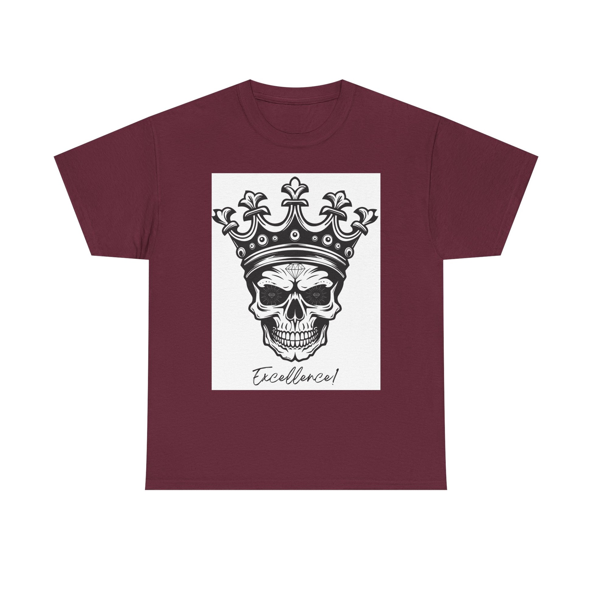 Skull Crown Excellence Cotton Tee Shirt