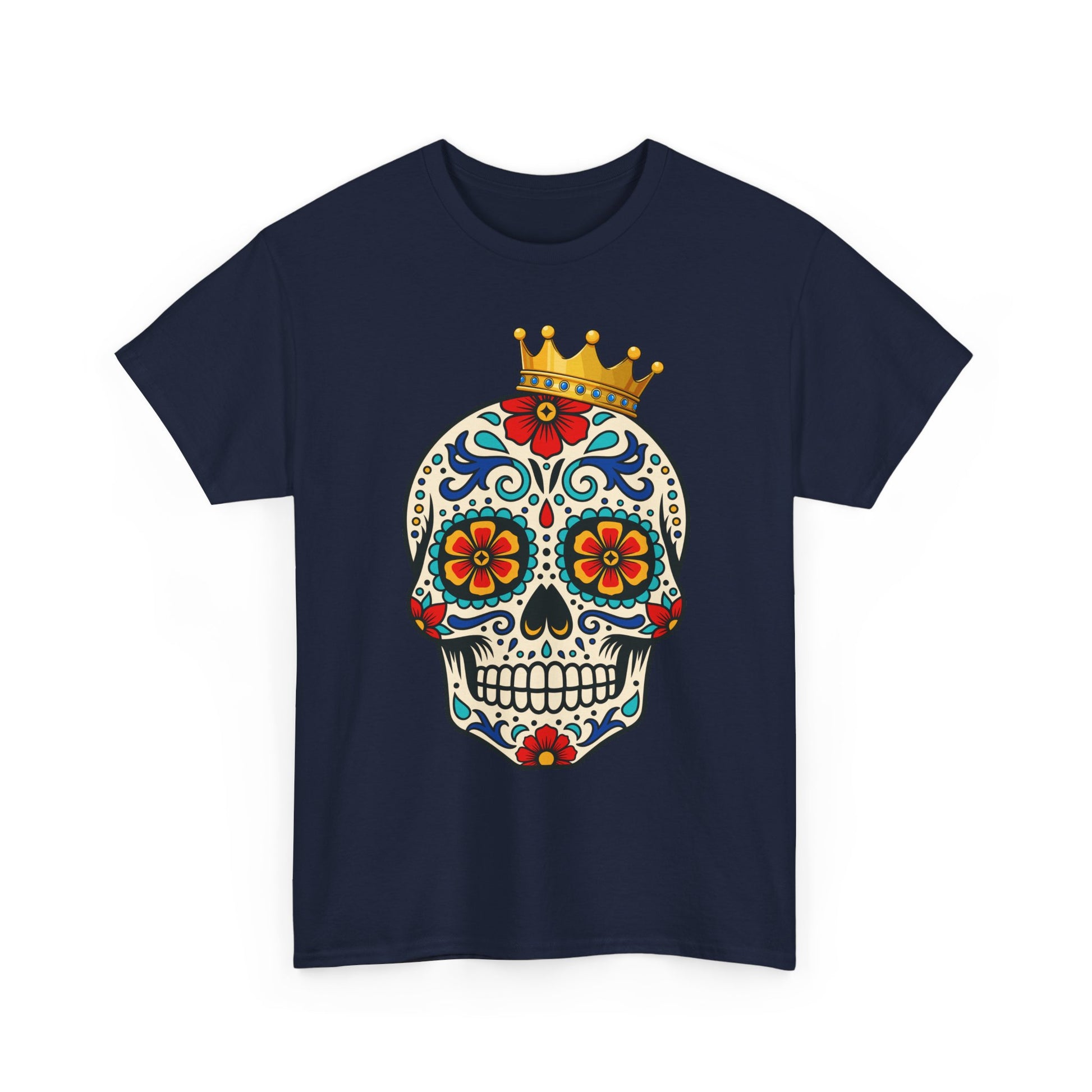 Skull Crown Celebration Cotton Tee Shirt