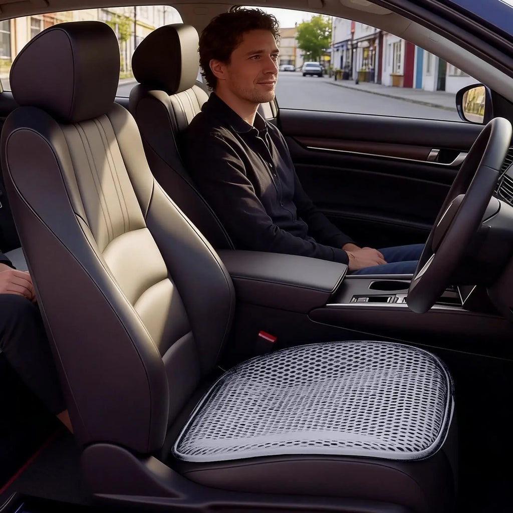 Vehicle Seat Cushion Breathable Mesh Cooling Support Car Seat Cushions For Driving More Comfortable Auto SUV RV Boat Truck Sedan Van Travel