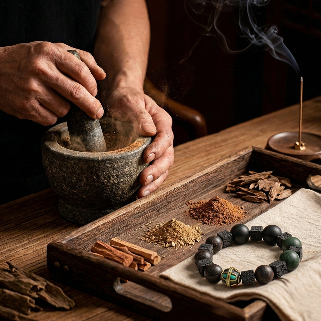Herbal Bracelet Enhance Inner Calm Awareness