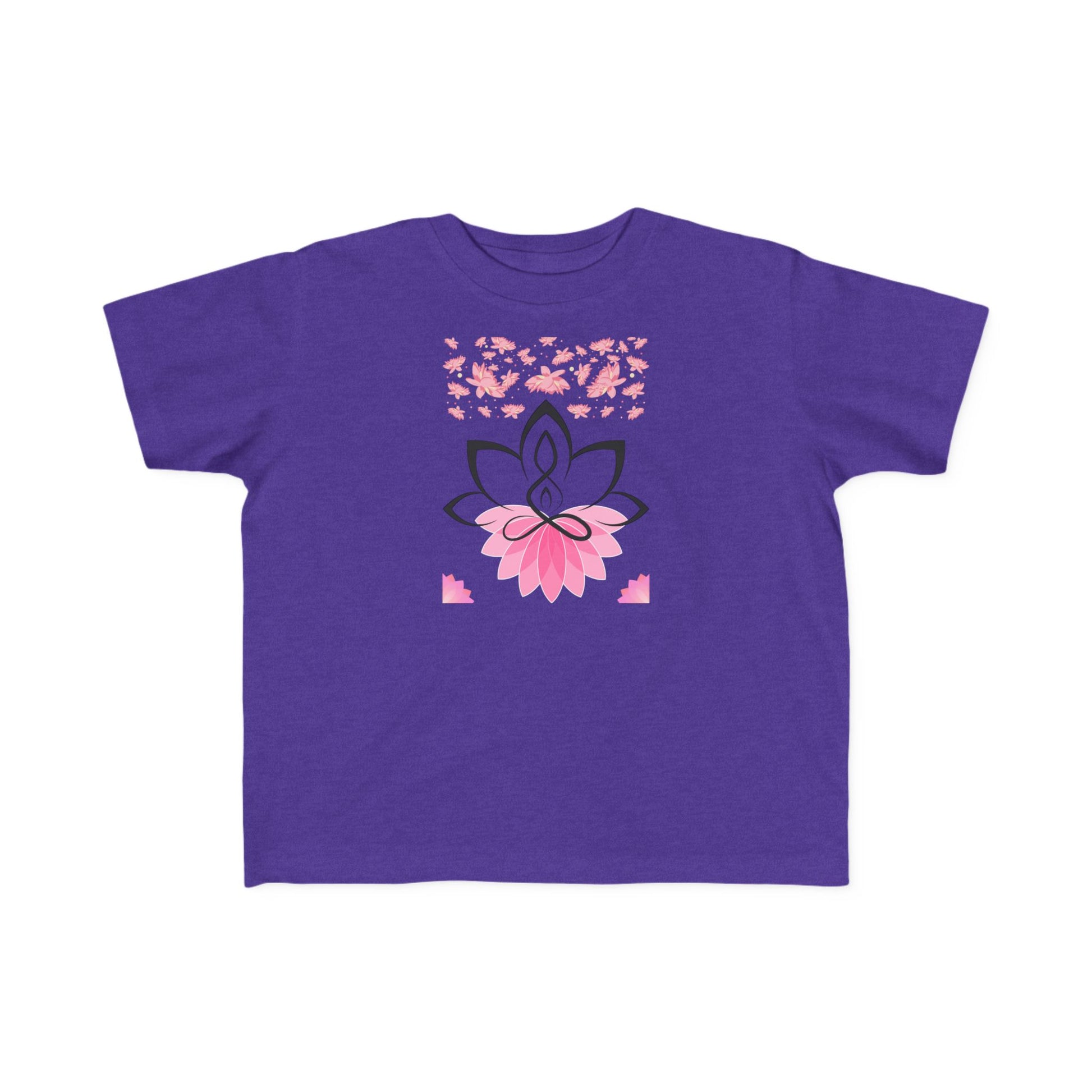 Toddler's Jersey Tee Shirt Lotus Yoga