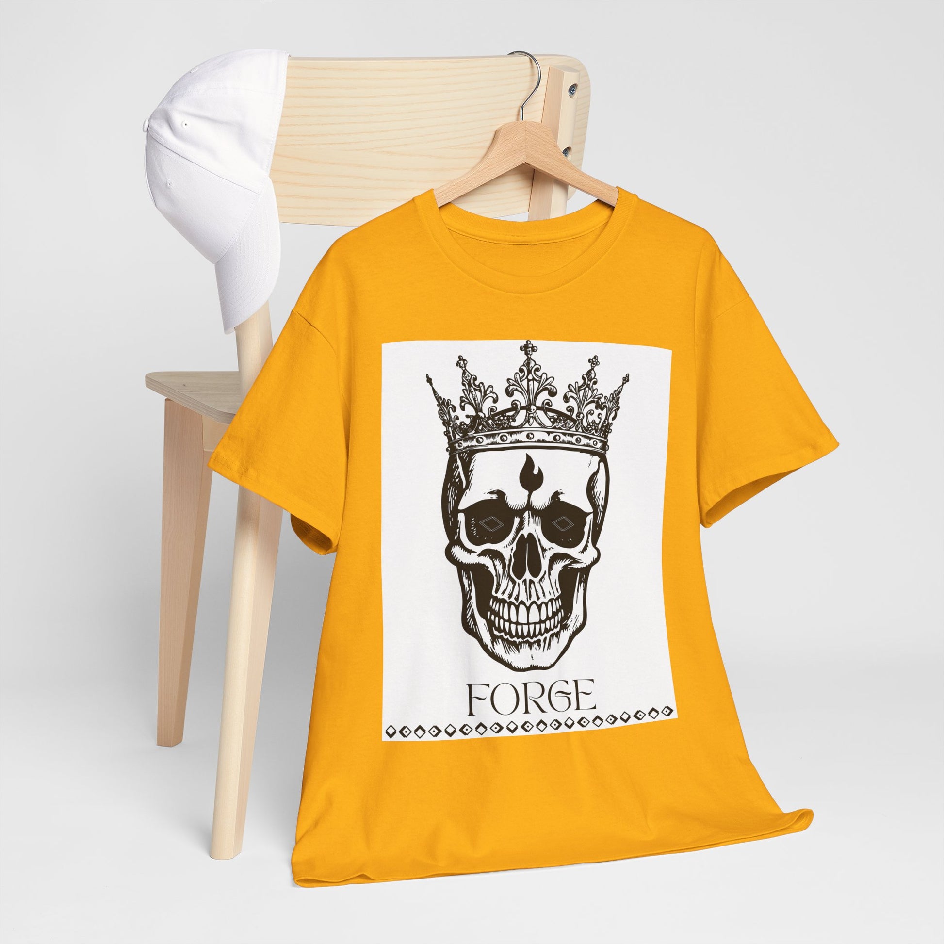 Skull "Forge" Cotton Tee Shirt