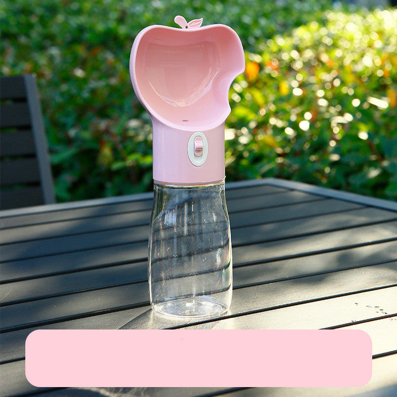 Pet Large-capacity Outing Water Bottle With Wrist Strap Walking The Dog To Drink