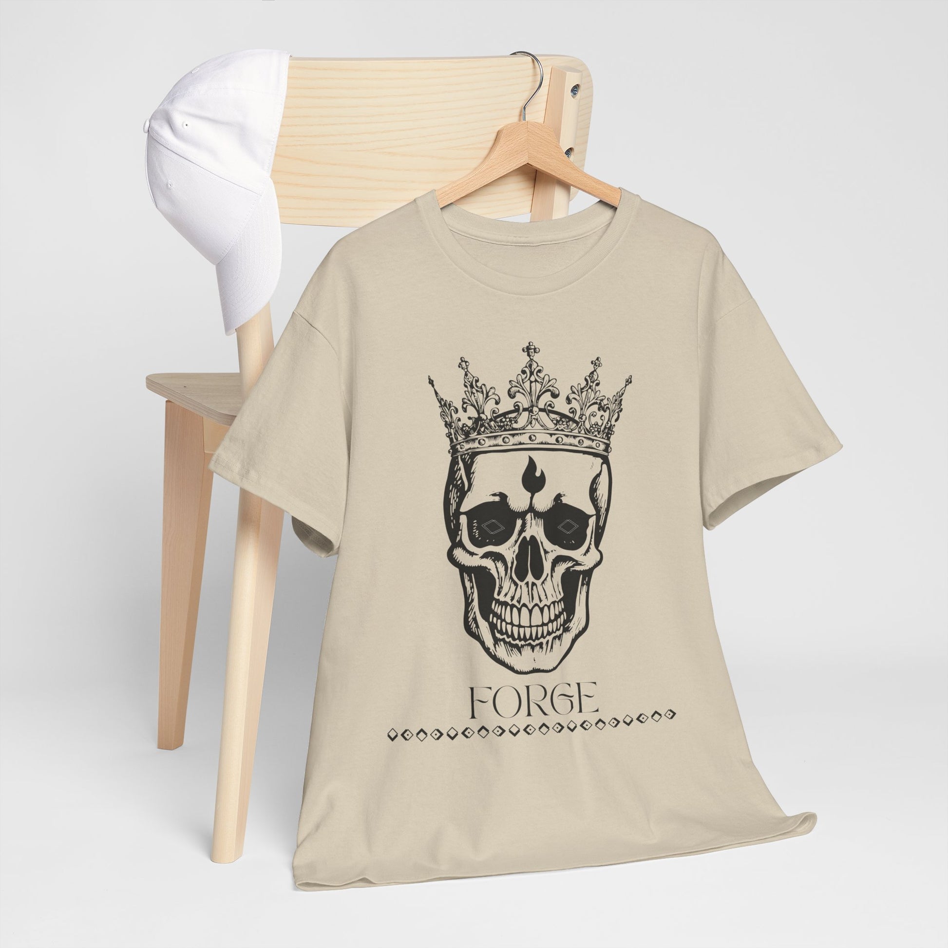 Skull "Forge" Cotton Shirt Transparent