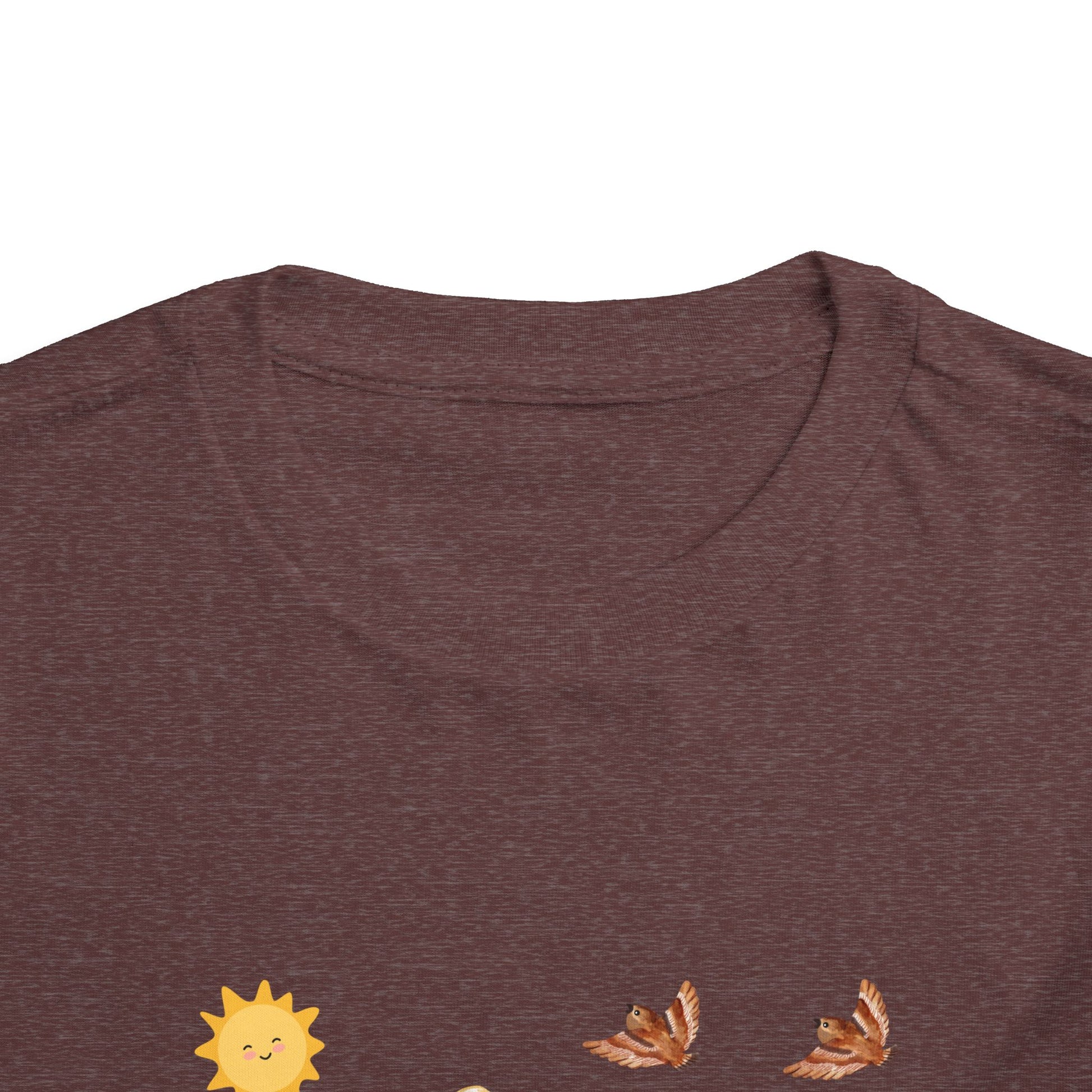 Toddler Short Sleeve Tee Shirt Cubs In Flower Bush