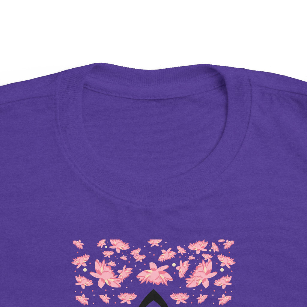 Toddler's Jersey Tee Shirt Lotus Yoga