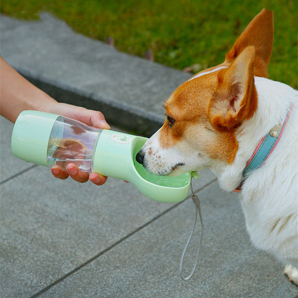 Pet Large-capacity Outing Water Bottle With Wrist Strap Walking The Dog To Drink