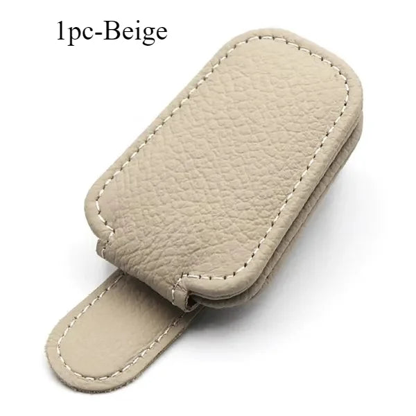 Car / Semi Truck Sun Visor Glasses Case Holder Sunglasses Clip Ticket Card Clip Multifunction Portable Clip Auto Interior Accessories