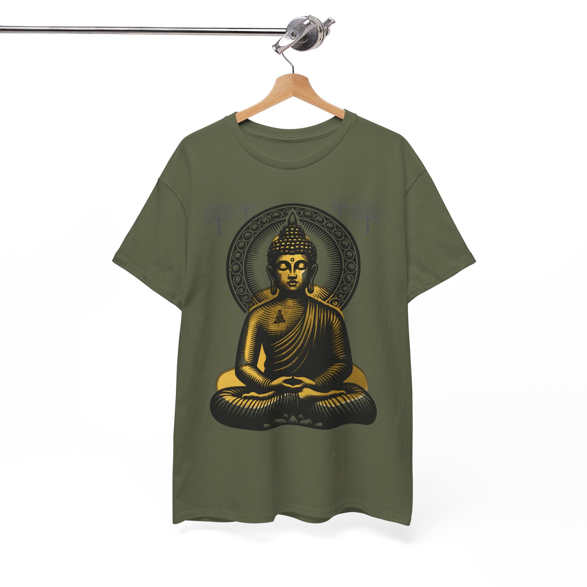 Peaceful Reality Design Heavy Cotton Tee Shirt