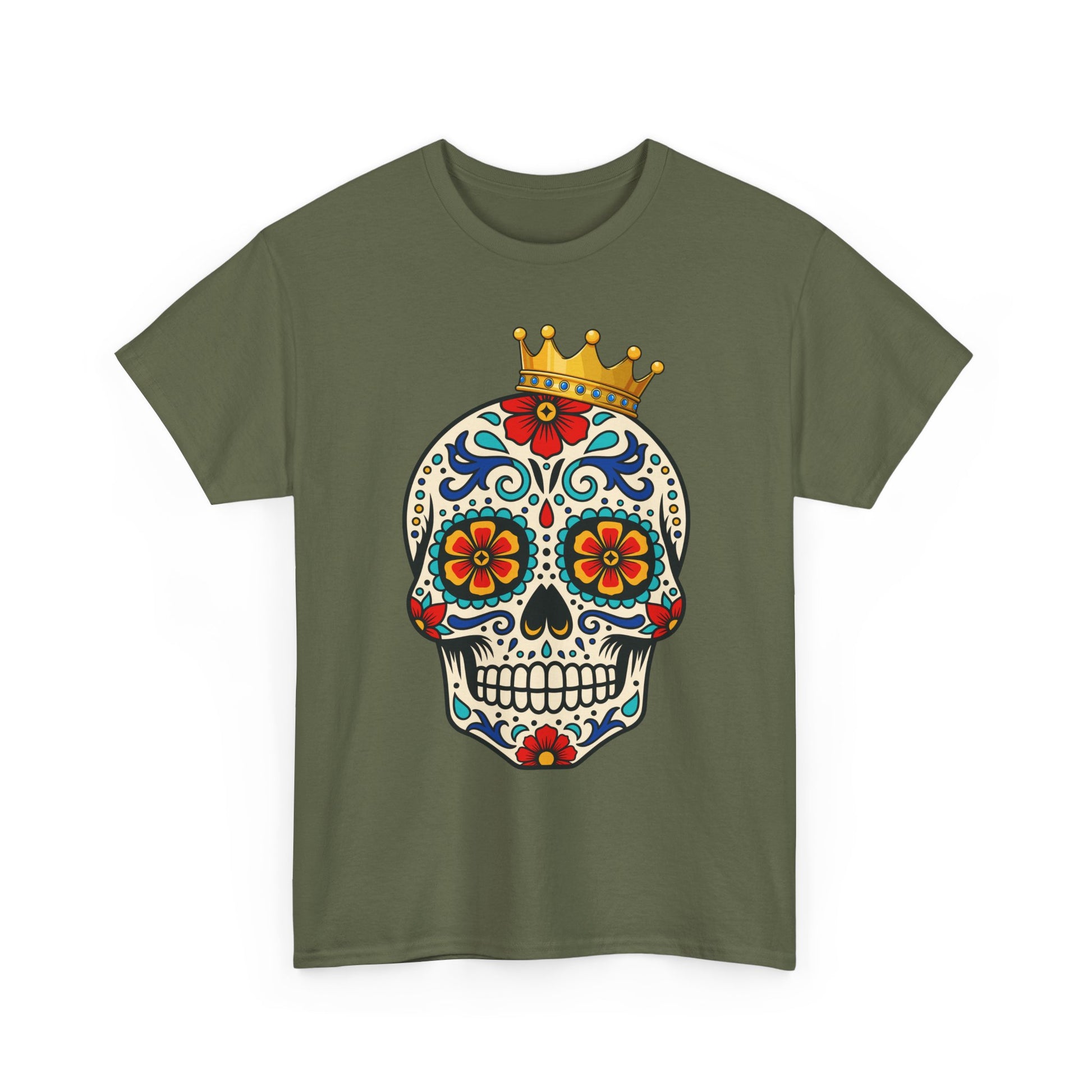 Skull Crown Celebration Cotton Tee Shirt