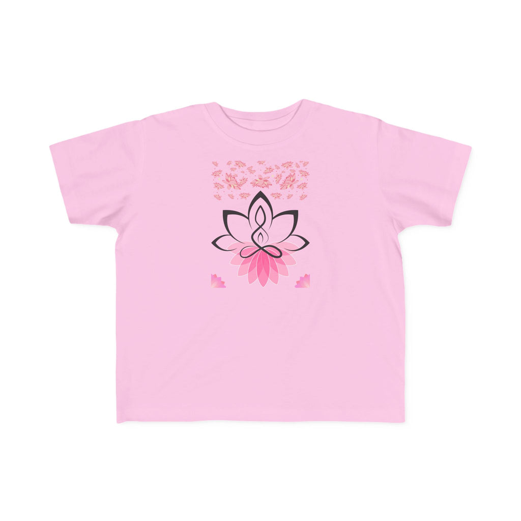 Toddler's Jersey Tee Shirt Lotus Yoga