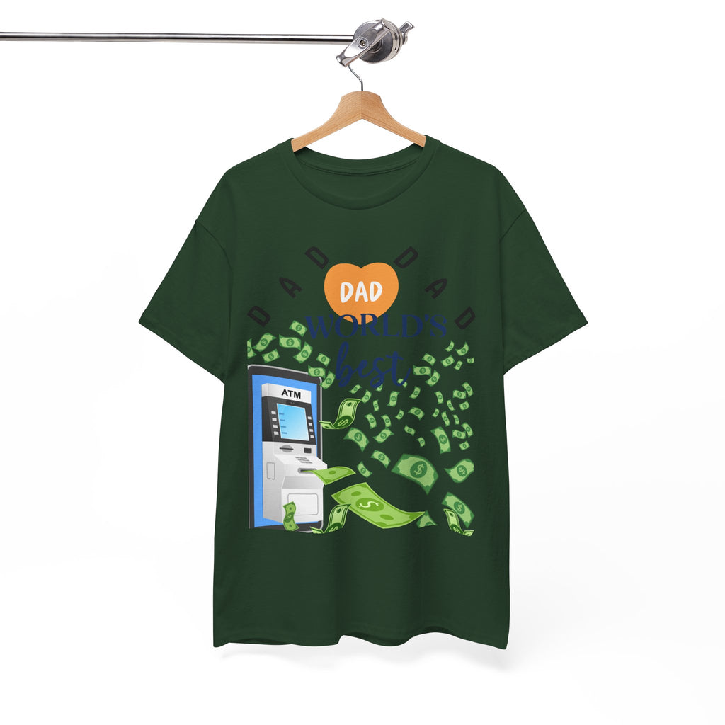 Dad Best ATM Heavy Cotton Tee Shirt Transparent