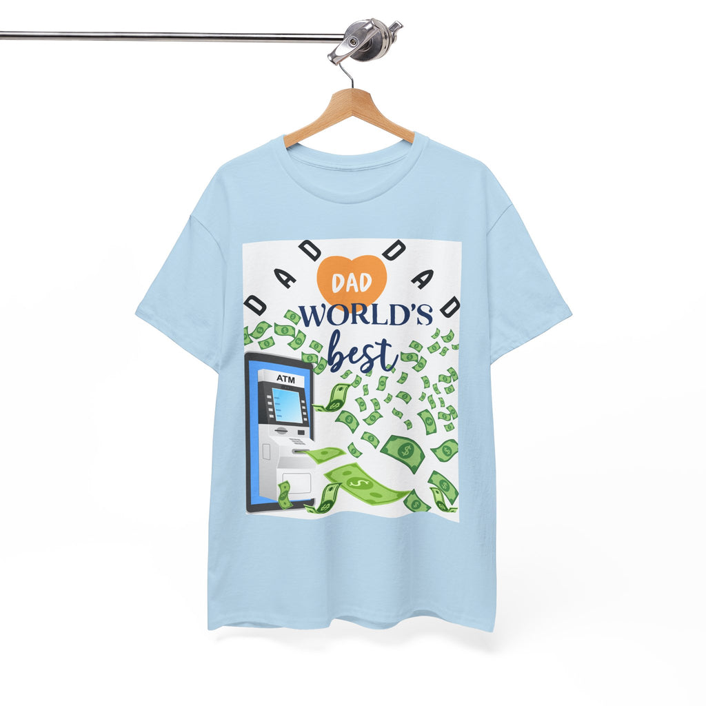 Dad World Best ATM Quality Cotton Tee Shirt