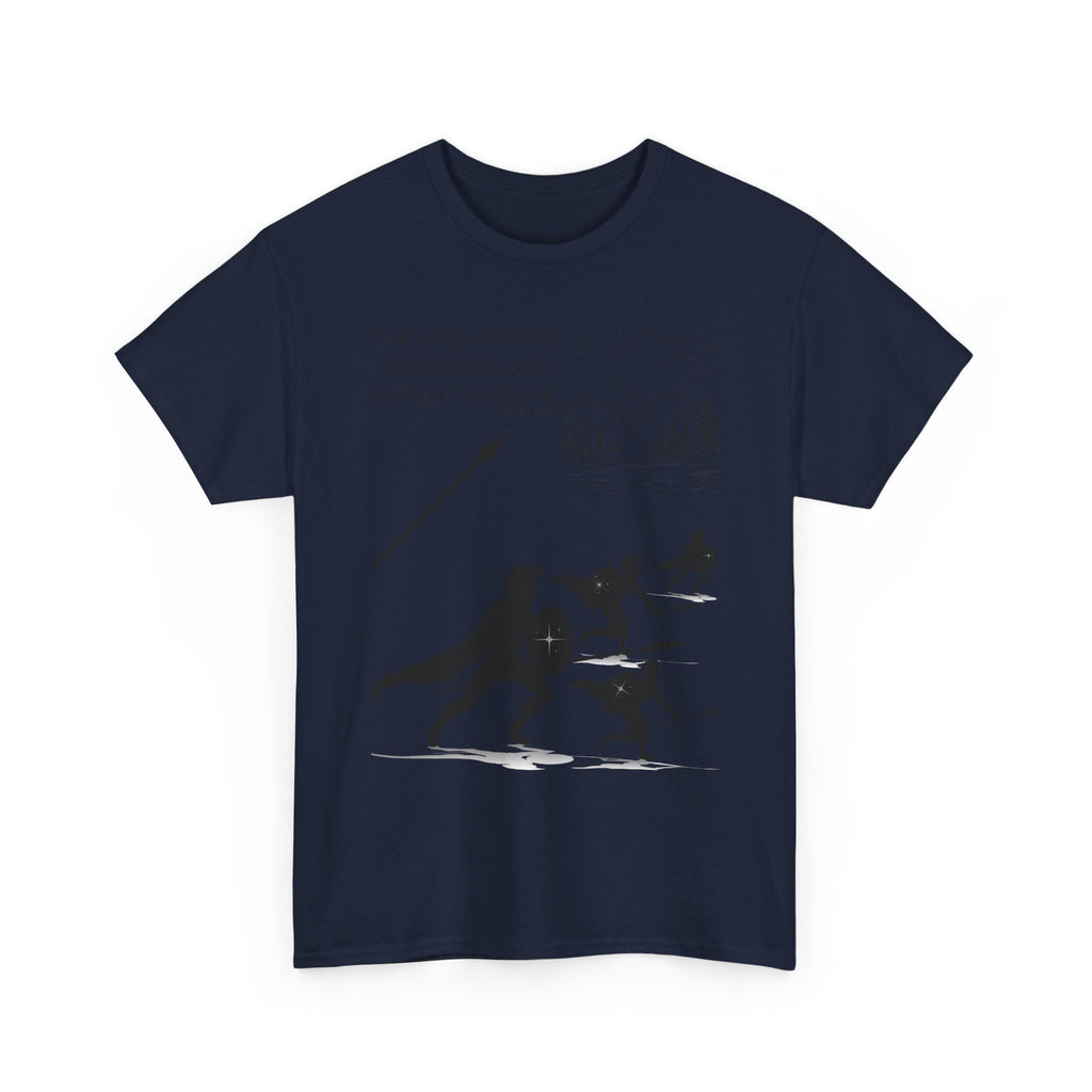 Warrior, The Lord Stands Before Me Heavy Cotton Shirt