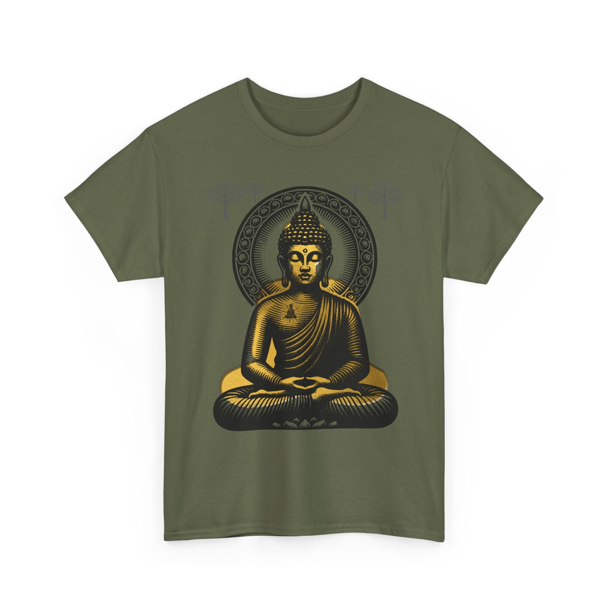 Peaceful Reality Design Heavy Cotton Tee Shirt