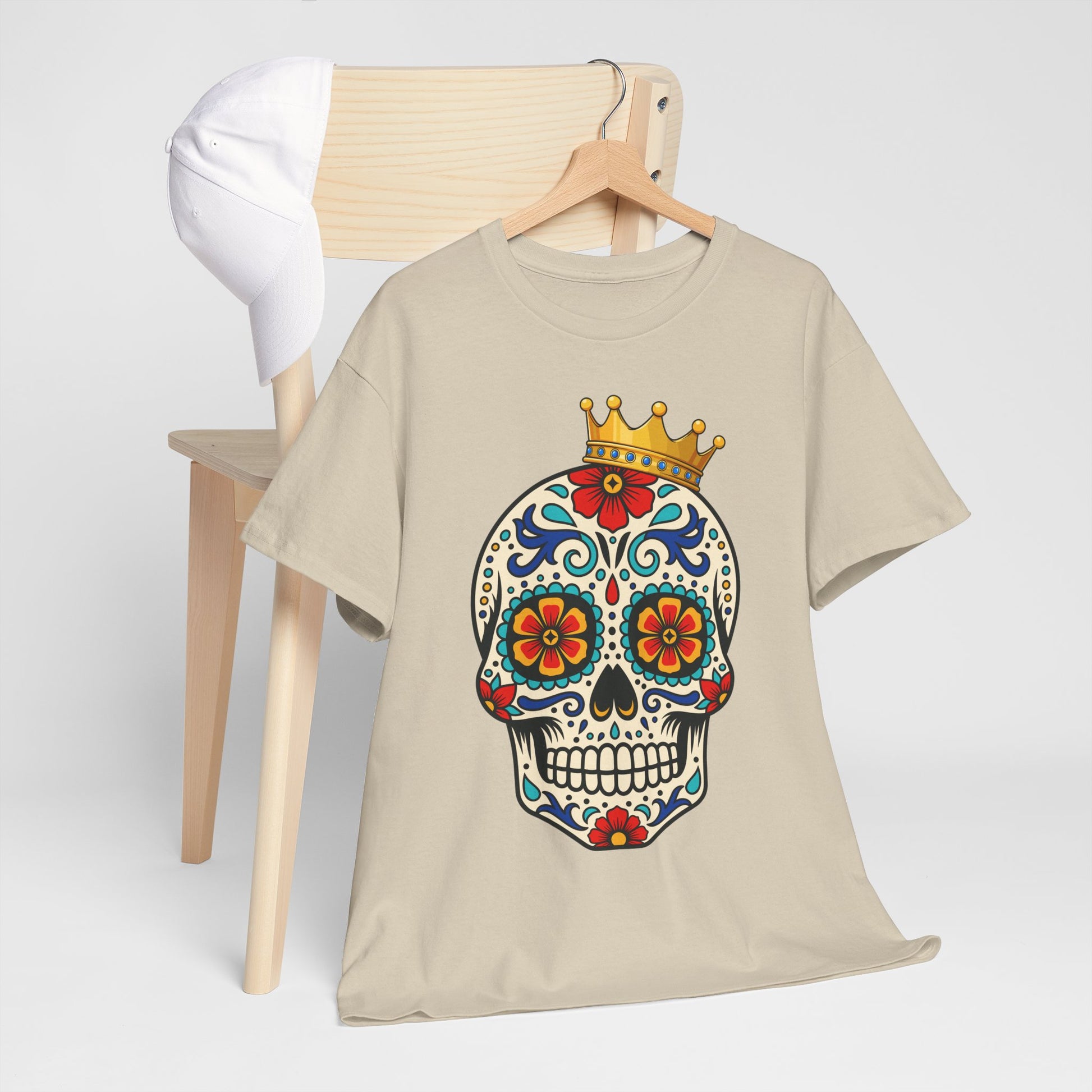Skull Crown Celebration Cotton Tee Shirt