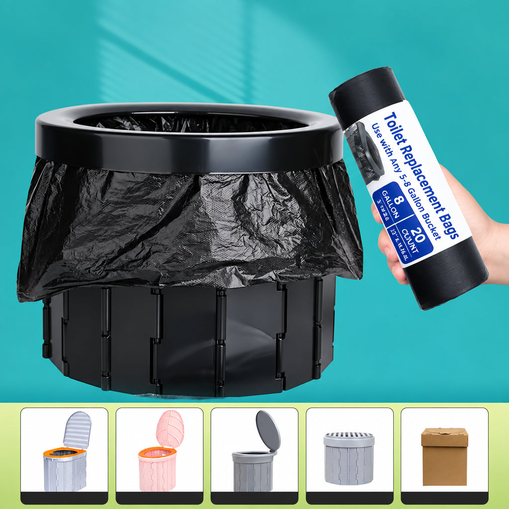 Biodegradable Toilet Bag Disposable Plastic Waste Bags for Car / Semi Truck